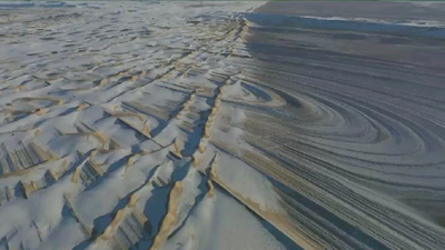 巨型&ldquo;土星環(huán)&rdquo;地貌現(xiàn)身柴達木盆地